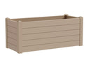 Fioriera da Giardino 100x42x40 cm in Polipropilene Trama 002 Almond Mandorla