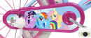 Bicicletta per Bambine 14" My Little Pony Freni Caliper e Stabilizzatori in Acciaio Hi-Ten Azzurro     