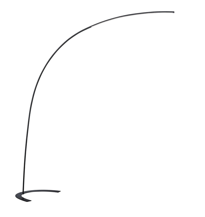 Piantana da Interno a LED in Metallo Nero