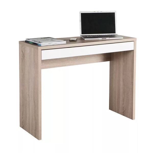 Bureau 1 tiroir 100x40x80 cm en aggloméré mélaminé chêne Sonoma sconto