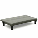 Divano Letto 175x80x69 cm in Similpelle Grigio