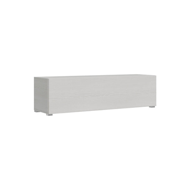 prezzo Mobile TV con Anta a Ribalta e Passacavi 153,6x40x39,6 cm con piedini Bianco Frassino