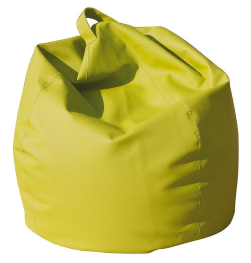 acquista Pouf pouf en similicuir vert acide Avalli