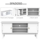 Mobile TV Bianco Opaco 120x45x50 cm 