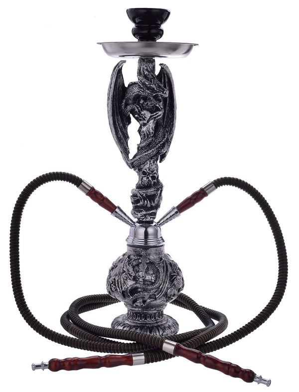 online Chicha 2 Pipes H45 cm avec Pince à Charbon