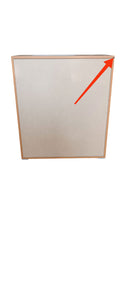 Mobiletto 2 Ante Scorrevoli 75x38x85 h cm in Truciolare bilaminato Naturale Seconda Scelta