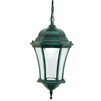 Lampe Suspendue Couleur Noire et Verte pour l'Extérieur Ligne Courbe Sovil acquista
