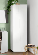 Armadio 2 Ante 60x38x199,7 cm Vega Bianco Lucido