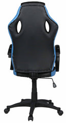 Sedia Gaming 59x120 cm in Similpelle Blu