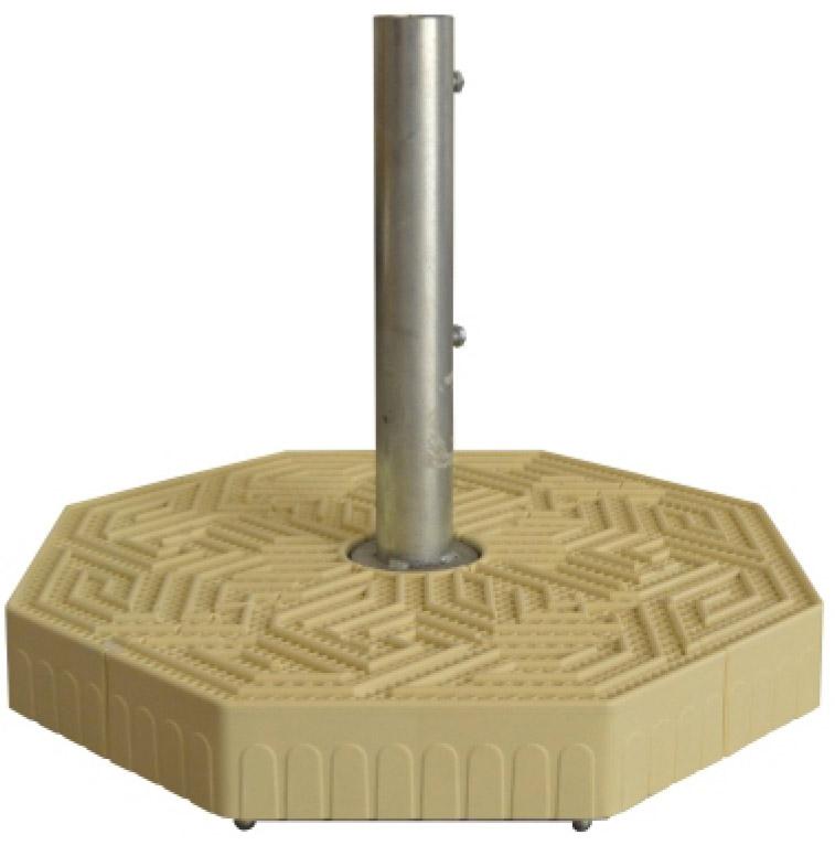 Tappetino Anti-Sabbia per Base Ombrellone da Giardino Ø60 cm Tapì Sabbia