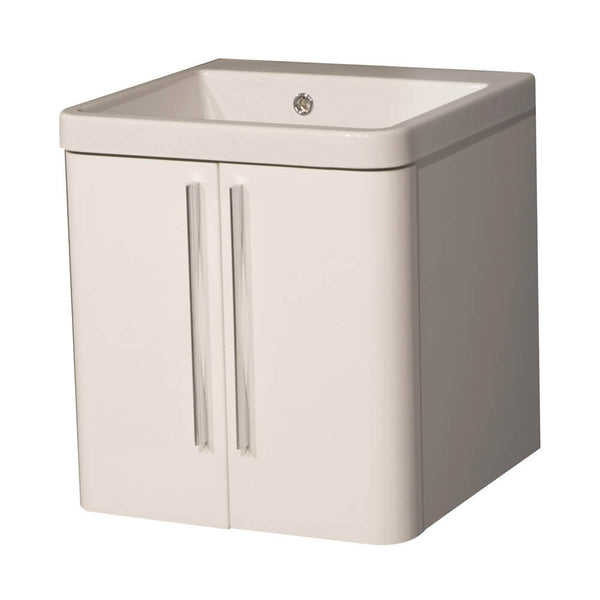 online Meuble Lavabo Suspendu 50,5x50,5x56 cm 2 Portes Montegrappa Novella Dipiù Blanc