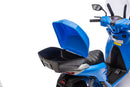 Scooter Elettrico per Bambini Licenza Ufficiale Honda SH125 12V con Ruote EVA e Sedile Pelle Blu