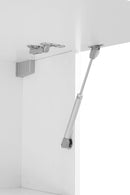 Parete Attrezzata Soggiorno 280x30x180 cm Maruska n°9 Bianco Lucido