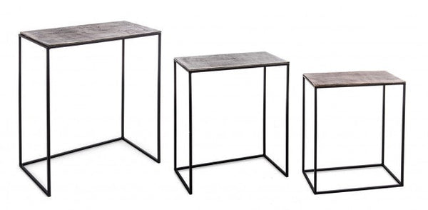 acquista Lot de 3 tables basses rectangulaires Tahir