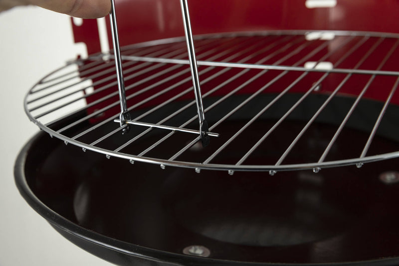 Barbecue a Carbone Carbonella Rotondo Ø42 cm Soriani Sun-day Rosso