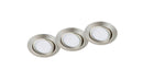 Illuminazione da Incasso da Interno a LED in Metallo Nickel Opaco