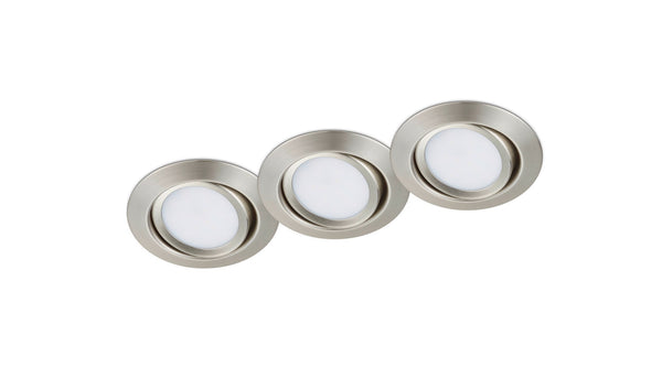 acquista Éclairage LED d'intérieur encastré en métal nickel mat