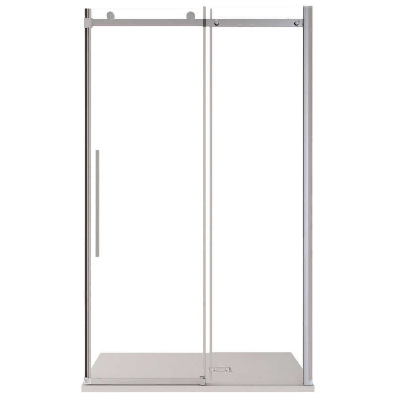 Porta Parete Doccia 1 Anta Scorrevole in Cristallo Trasparente 8mm H195 Bonussi Selina Varie Misure