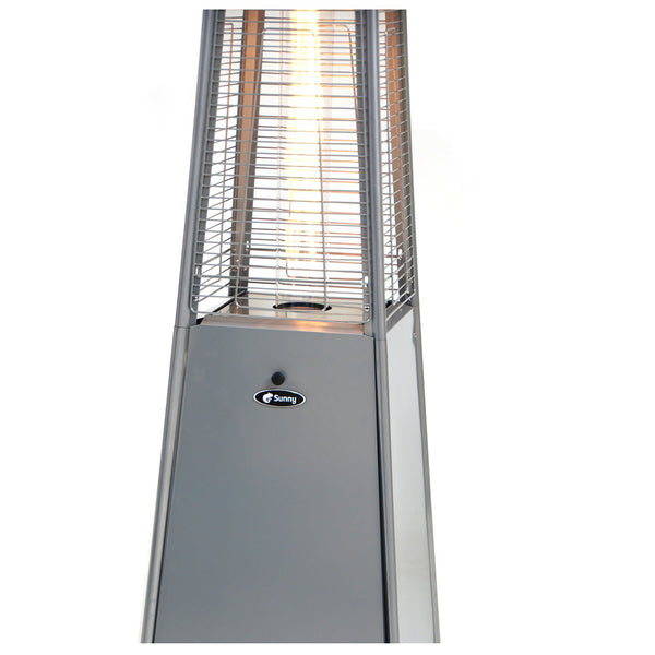 sconto Réchaud Pyramide à Gaz GPL Gris Extérieur 9Kw
