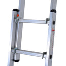 Mini Ponteggio Trabattello Scala 130x70x140 cm in Alluminio Portata max 150 Kg 