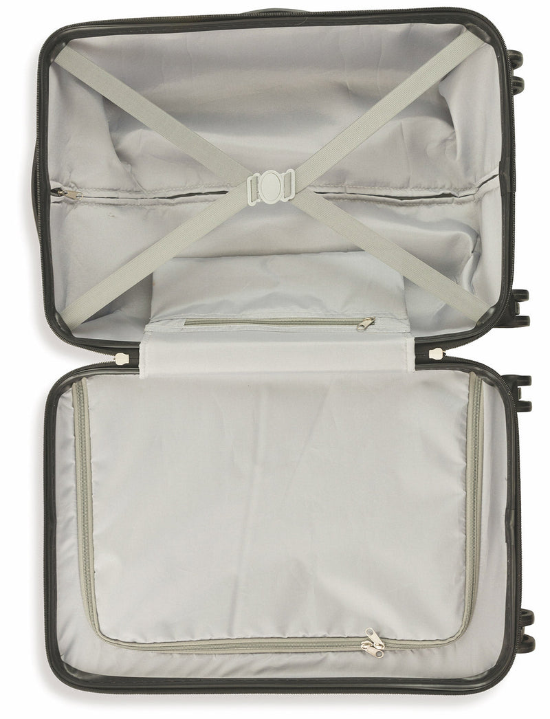 Set 2 Valigie Trolley Rigide in Policarbonato 4 Ruote TSA Soriani Rosso