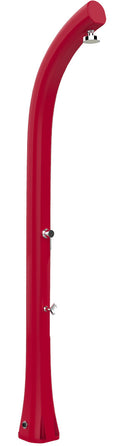 Doccia Solare da Esterno Giardino 30L Miscelatore e Lavapiedi Arkema Jolly Plus Cherry