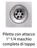 Fontana a Parete da Giardino con Rubinetto Belfer 42/PRX Tortora