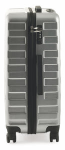 Set 2 Valigie Trolley Rigide in Policarbonato 4 Ruote TSA Soriani Silver