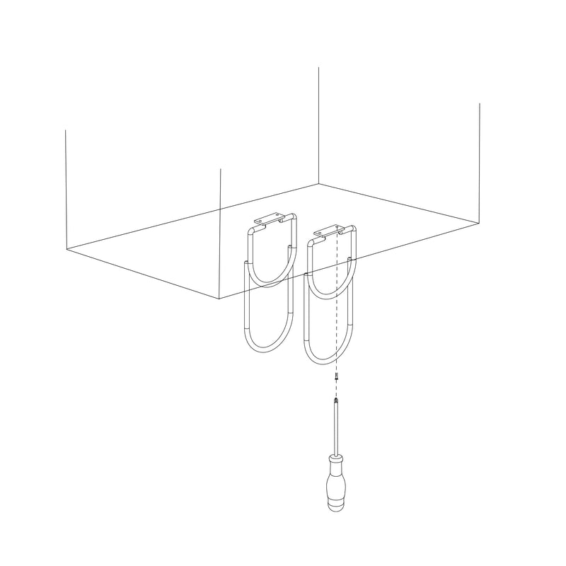 Portabottiglie per Mobili 2 Bottiglie in Acciaio Emuca Cromato