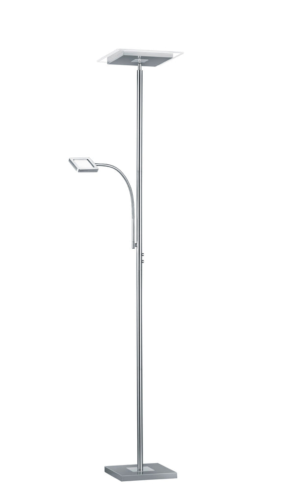 online Lampadaire LED d'intérieur en Métal Nickel Mat