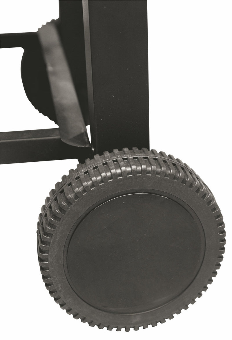 Barbecue a Carbone Carbonella Rettangolare 116x56 cm Galileo De Luxe Nero