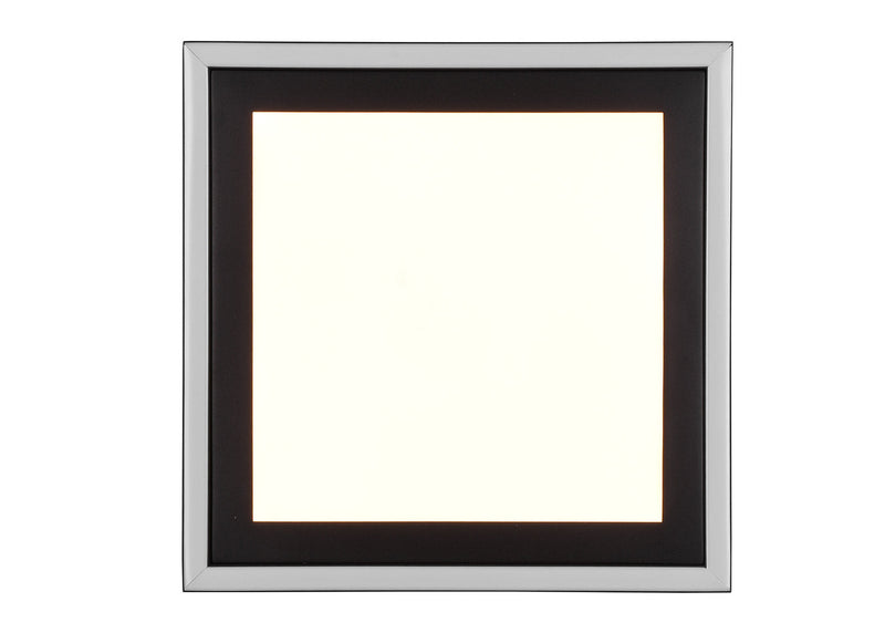 Plafoniera da Interno a LED in Plastica Nero Opaco