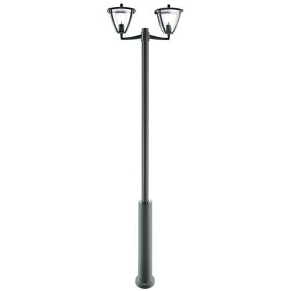 online Palo Alto Lampe de Jardin 2 Lumières E27 en Aluminium Sovil Gris