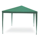 Gazebo Struttura in Acciaio Tessuto Verde 3x4 metri