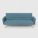 Divano Letto Clic Clac 172x86x80 cm in Tessuto Blu