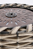 Fontana con Led Ø26,5x41 cm in Metallo Sachiko