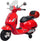 Piaggio Vespa GTS Électrique 12V avec Top Case pour Enfants Rouge