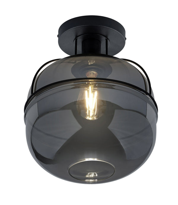 online Plafoniera da Interno Attacco E27 in Metallo Nero Opaco