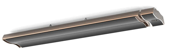 Radiateur de Plafond Electrique Infrarouge en Aluminium 2400W Jessen Noir prezzo