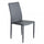Chaise Cammie 41x50x91 h cm en simili cuir gris foncé