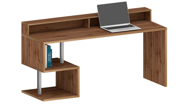 Scrivania a Giorno 180x60x92,5 cm Esse Rovere Wotan  