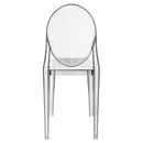 Set 4 Sedie 38x46x90,5 cm in Policarbonato da Interno Elizabet Trasparente 