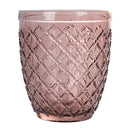 Set 6 Bicchieri Acqua Castle Provence in Vetro VdE Tivoli 1996 Viola