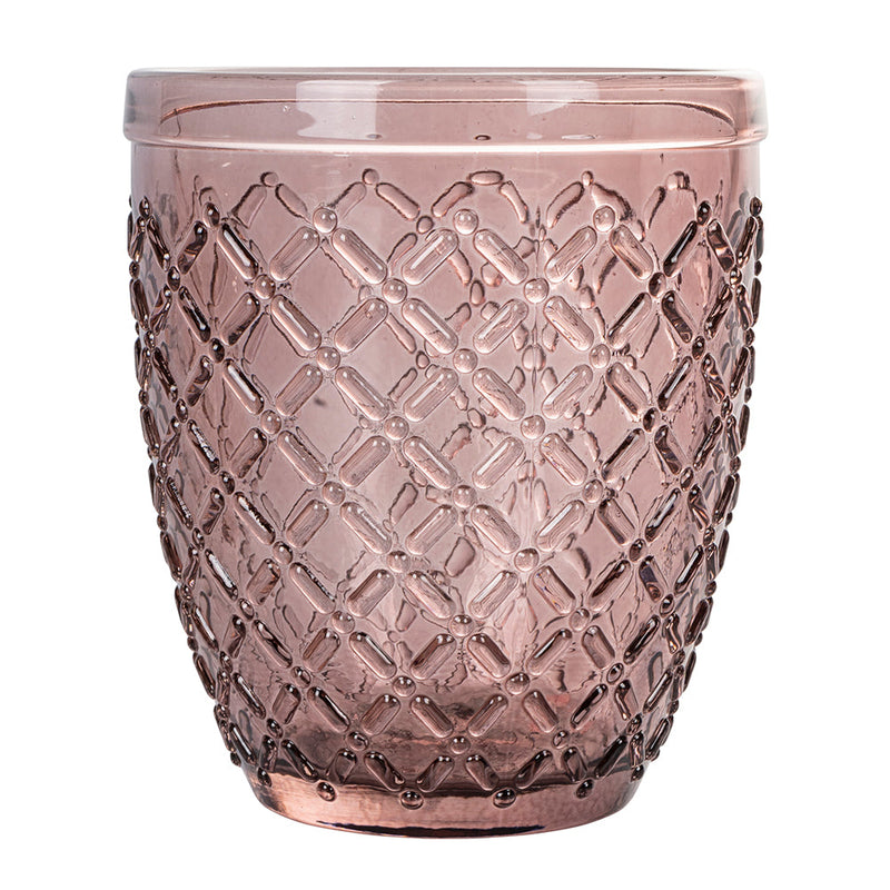 Set 6 Bicchieri Acqua Castle Provence in Vetro VdE Tivoli 1996 Viola