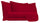 Parure de lit double et taies d'oreiller en satin polyester bordeaux