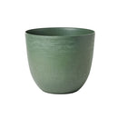 Vaso Rotondo Indoor e Outdoor Tera con Riserva D'acqua Over Forest Ø28 cm in Plastica Verde 
