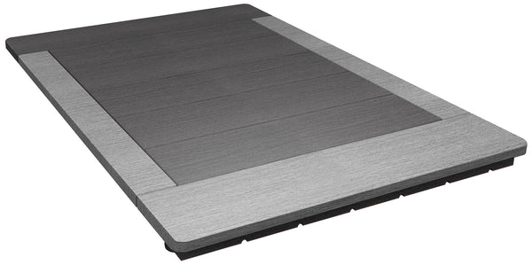 prezzo Base pour douche extérieure 75x97x4,3 cm en noir et gris