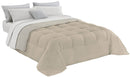 Trapunta Invernale in Microfibra 300gr Double Face Beige\/Panna Varie Misure