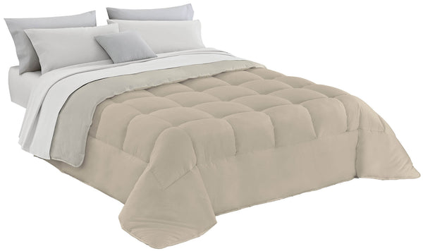 online Couette Hiver en Microfibre 300gr Double Face Beige/Crème Différentes Tailles