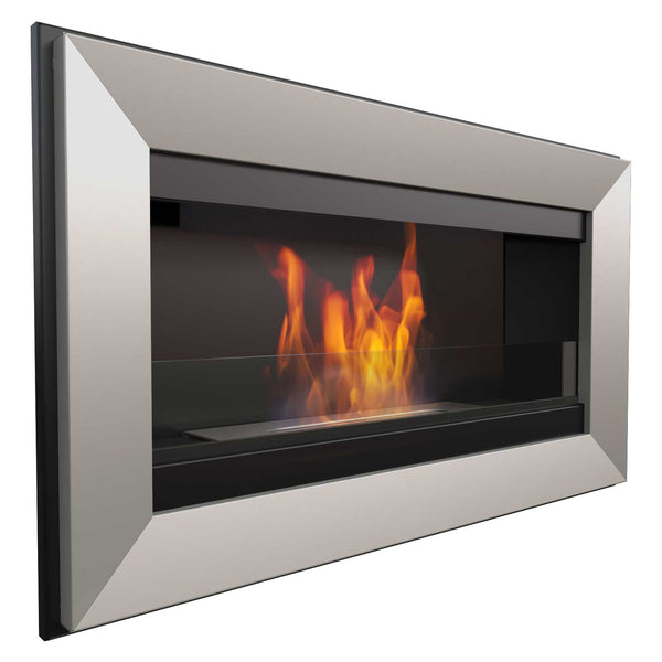 Cheminée Bioéthanol Murale 88x51 cm Flig Las Vegas Satin prezzo